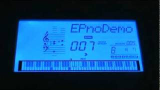 Yamaha YPG235  Electronic Piano Demo [upl. by Martguerita]