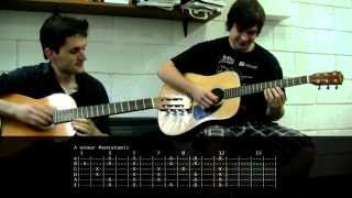 Guitar Lesson Ray Charles  Hit the Road Jack  With tabs [upl. by Adnowat]