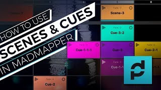 MadMapper Scenes amp Cues Projection Mapping Tutorial  Cake Mapping Examples [upl. by Nytsirt]