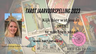 Tarot jaarvoorspelling 2023  WEEGSCHAAL [upl. by Tennies55]