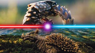 Anguirus In Real Life With Sound Effects And Music  Armadillo Lizard  Ouroborus Cataphractus [upl. by Grand]