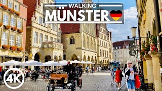 4K Walk in Münster City Germany 2020  Bicycle Capital Tour [upl. by Roselani780]