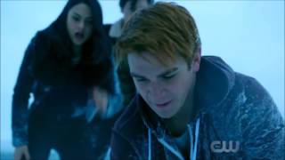 Riverdale 1x13  Archie saves Cheryl at the frozen lake [upl. by Amary973]