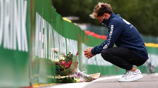 F1 Drive to Survive Season 3  Pierre Gasly pays his respect to Anthoine Hubert [upl. by Siuol]