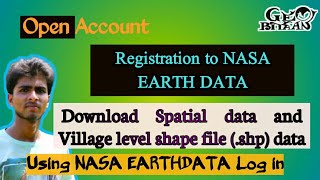 How to register with NASA Earthdata website to download spatial data  Anup  GeoBitaan [upl. by Lowe]