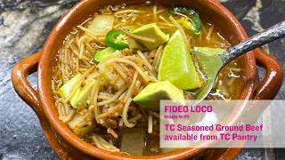 TC Pantry – In The Kitchen With Chelsea Fideo Loco with TC Seasoned Ground Beef [upl. by Furlani]