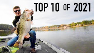 Top 10 BEST Fishing Moments From 2021 [upl. by Yvad522]