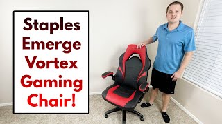 Staples Emerge Vortex Gaming Chair  Review [upl. by Dde]