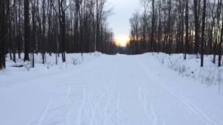 Birkie Trail Moment Rosies Downhill [upl. by Eiclehc107]