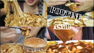 POUTINE ASMR 🍟 Cheesy fries amp Gravy  Compilation [upl. by Alvera]