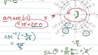 Find Arcsin2 arcsec1 arccsc2sqrt3 [upl. by Azenav]