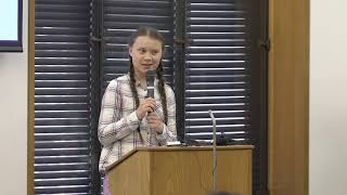 Greta Thunberg speech to UK Parliament  Climate strikes [upl. by Lundberg]