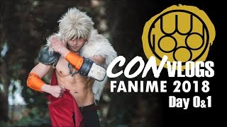 Iwoods first Fanime Day 0 and 1 VLOG [upl. by Nahsad38]