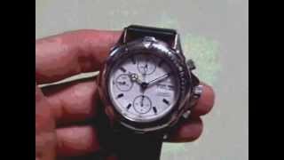 SQUALE Dive Chronograph 20 ATMOS quotCORALLOquot 2006 ／ Vintage BULOVA [upl. by Arannahs]