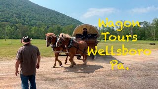 Ole Covered Wagon Tours Wellsboro Pa [upl. by Eb]