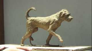 Scout the Dog  Clay Sculpture Step by Step  K Barton artist [upl. by Vanni]