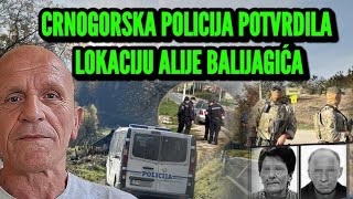 CRNOGORSKA POLICIJA POTVRDILA LOKACIJU OSUMNJIČENOG ZA UBISTVO EVO GDE SE NALAZI ALIJA BALIJAGIĆ [upl. by Jade847]