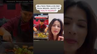 200 food items paisa wasool buffet I shorts [upl. by Aidil600]