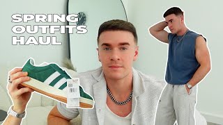 SPRING OUTFITS TRYON HAUL  MENS FASHION [upl. by Wolfie]