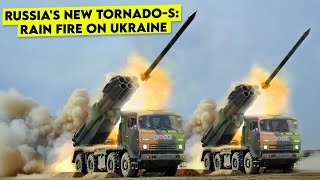 Russia Shows New TornadoS Rocket System in Combat Action [upl. by Asserak]