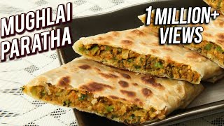 Mughlai Paratha Recipe  Easy Veg Moglai Paratha  Paneer Stuffed Paratha  Ruchi [upl. by Buehler]