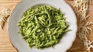 How to Make Hand Rolled Trofie with Pesto amp Beans  Pasta Grannies [upl. by Rennane698]