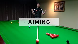 AIMING How to amp Most Common Mistakes  Snooker Tutorial for Beginners [upl. by Ynohtona]