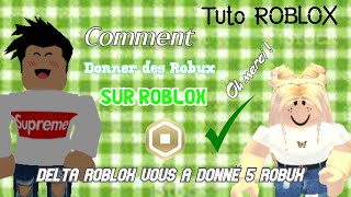 Comment donner des robux sur telephone [upl. by Kizzie]