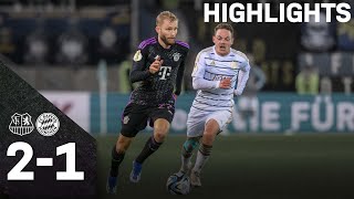 Second round setback  1 FC Saarbrücken vs FC Bayern 21  DFB Pokal Highlights [upl. by Aneeram96]