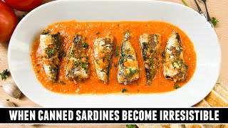 Got Canned Sardines Make these Spanish Sardines in Tomato Sauce [upl. by Cottrell]