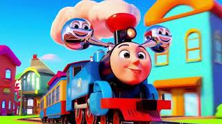 The wheels on the train 🚂 Funny Kids song  Nursery rhymes [upl. by Allebasi951]