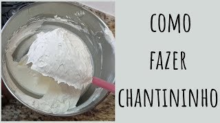 COMO FAZER CHANTININHO  Tutorial com bico pitanga 22 [upl. by Ninerb]