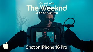 Shot on iPhone 16 Pro  The Weeknd “Dancing In The Flames”  Behind the Scenes [upl. by Hctim791]