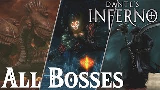 Dantes Inferno  All Boss Fights amp Ending PC Gameplay [upl. by Rustie]