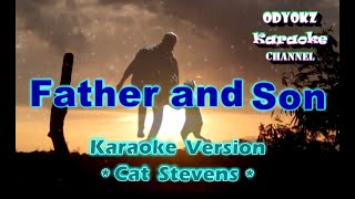 Father and Son  Karaoke Version  Cat Stevens [upl. by Bearnard]