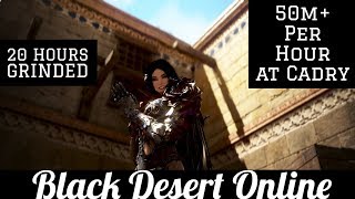 Black Desert Online BDO Cadry Ruins Guide  Silver Breakdown 20 Hours [upl. by Kovar]