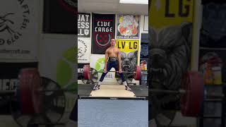 585 lbs deadlift stiff bar powerlifting strength shorts deadlift deadlifting [upl. by Alhan628]