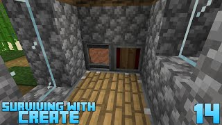 Surviving With Create  E14  Rope Pulley Elevator [upl. by Ocsirf]