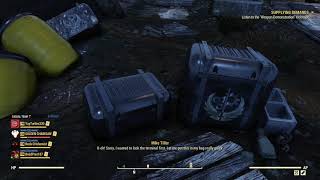 How to Investigate the Weapon Test Site  Supplying Damands  Fallout 76 [upl. by Starobin111]