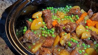 This BEEF STEW recipe is a Lazy Cooks Dream Crockpot Beef Stew That Practically Makes Itself [upl. by Whiney]