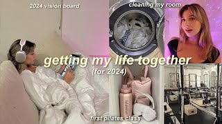 getting my life together ♡ 2024 RESET first pilates class new routine amp habits [upl. by Damiano]