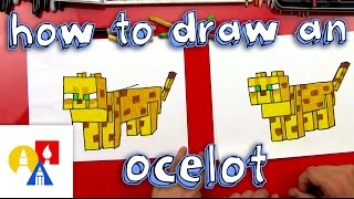 How To Draw A Minecraft Ocelot [upl. by Aika]