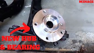 E36 Wheel Bearing Presswork is Easy [upl. by Emmalee]