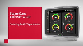 SwanGanz catheter setup  Featuring Fast CCO parameter [upl. by Jacobina]