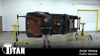 Titan Lifts Automotive Rotisserie ROT4500 [upl. by Samtsirhc]