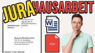 HAUSARBEIT alle FORMALIA einstellen In 10 EINFACHEN SCHRITTEN [upl. by Jeno]