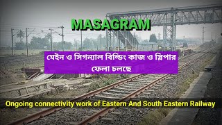 MASAGRAM Part 4  Masagram Bankura MEMU  স্লিপার ফেলা শুরু হয়েছে  বিল্ডিং এর কাজ শেষের দিকে [upl. by Audley]