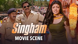 Kajal Aggarwal Proposes To Ajay Devgn In Front Of Her Family  Singham  Movie Scene  Rohit Shetty [upl. by Dleifniw789]