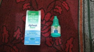 Refresh tears Eye Drop Review HINDI [upl. by Aramot]