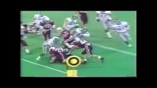 1990 Vanier Cup Highlights University of Saskatchewan Huskies vs Saint Marys University Huskies [upl. by Alledi]